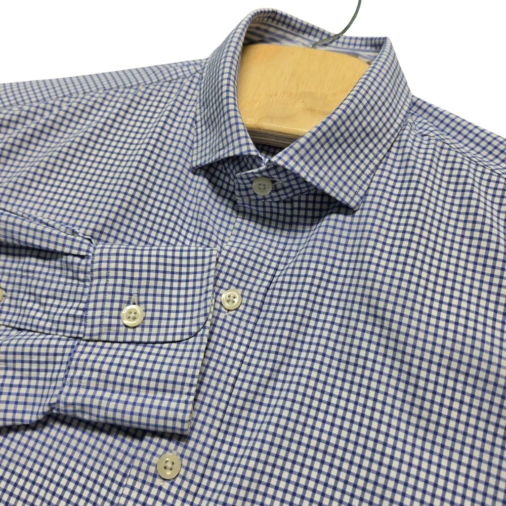 Polo Ralph Lauren Button Down Mens M Blue Excellent Performance‎ Gingham Shirt